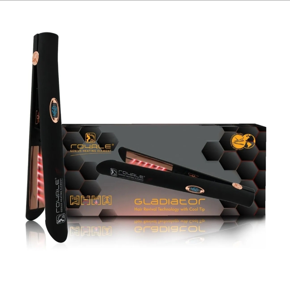 ROYALE GENUIS HEATING ELEMENT Heat Gladiator Flat Iron WITH COOL TIP